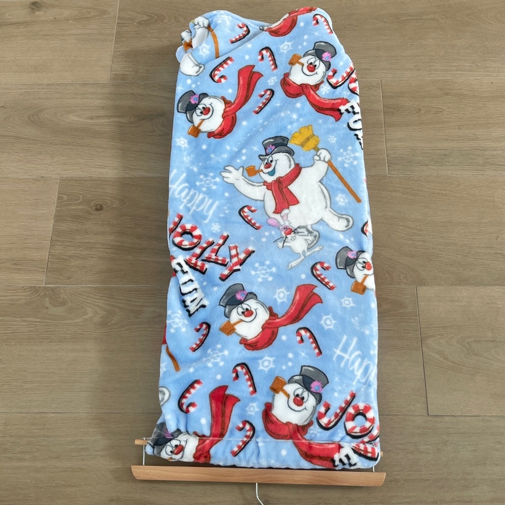 ☃️2025 New Release FROSTY THE SNOWMAN  Plush Christmas Blanket Throw